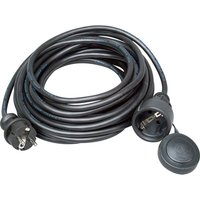 Kopp Schutzkontakt-Verlängerung, Gummi-Stecker/-Kupplung/-Leitung, 10m