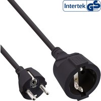 InLine® Schutzkontakt-Verlängerungskabel, CEE 7/7, H05VV-F3G1,5, weiß, 20m