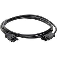 Kopp Verbindungsleitung kompatibel GST-Stecksystem St/Bu, 1,5mm², 3m, schwarz