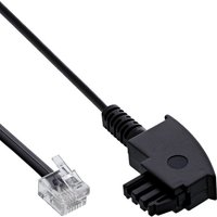 InLine® TAE-F Kabel für DSL Splitter, TAE-F an Western 6/2 DEC, 25 m