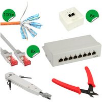 InLine® Cat.6 Netzwerk Installations Kit