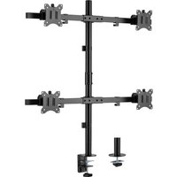 InLine® Tischhalterung, für 4x LCD-/LED-Display bis 81cm (32), max. 9kg