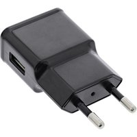 InLine® USB Ladegerät Single, Netzteil, 100-240V zu 5V/1,2A, schwarz