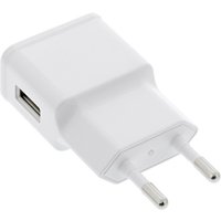 InLine® USB Ladegerät Single, Netzteil, 100-240V zu 5V/1,2A, weiß