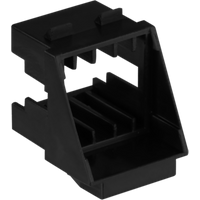 Glasfaser Kupplungen Kunststoffrahmen für Keystone schwarz, - 1 VPE = 1000 St�ck