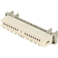 Telekom + LSA Systeme LSA-Trennleiste 2/10 zu 10DA für, Rundstangenmontage, ohne Farbcode - 1 VPE = 10 St�ck
