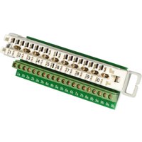 Telekom + LSA Systeme Adapter Trennleiste 10DA / LSA, Schraubklemme - 1 VPE = 8 St�ck