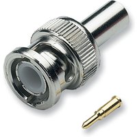Serielle und Paralelle Kabel und Adapter BNC-Crimpstecker gerade RG59/62 75/93 Ohm, - 1 VPE = 50 St�ck