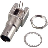 Serielle und Paralelle Kabel und Adapter BNC Einbaubuchse Printmontage 50 Ohm, Vollmetall 90° - 1 VPE = 50 St�ck