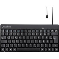 Perixx PERIBOARD-422 DE, Mini USB-C Tastatur kabelgebunden, schwarz