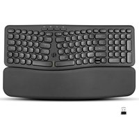 Perixx PERIBOARD-636 DE, ergonomische Wireless Tastatur, inkl. Handballenpolster