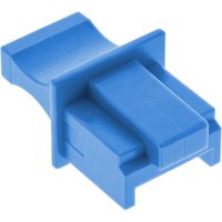 InLine® Staubschutzkappen für RJ45 Buchsen, blau, 100 Stück