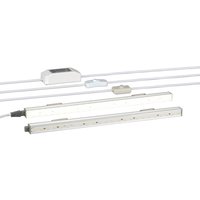 Set aus LED Leuchte + Anschlussset 230 V, AC, IR-Sensor, Schalter