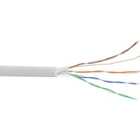 InLine® Telefon-Kabel 8-adrig, 4x2x0,6mm, zum Verlegen, 100m Rolle