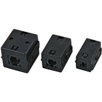 Serielle und Paralelle Kabel und Adapter Ferrit-Ringkern 6,5mm, schwarz, eckig, - 1 VPE = 63 St�ck