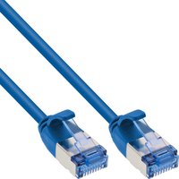 Netzwerkartikelde 19% Rabatt auf InLine Slim Patchkabel Cat6A blau 025 m