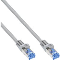 100er B-Pack InLine® Cat.6A S/FTP LSZH Patchkabel, CCA, grau, 0,50m