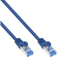 70er B-Pack InLine® Cat.6A S/FTP LSZH Patchkabel, CCA, blau, 1,5m