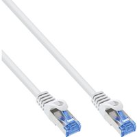 100er B-Pack InLine® Cat.6A S/FTP LSZH Patchkabel, CCA, weiß, 0,50m