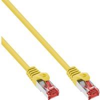 InLine® Patchkabel, S/FTP (PiMf), Cat.6, 250MHz, PVC, CCA, gelb, 7,5m