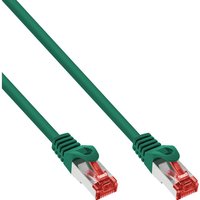 40er Bulk-Pack InLine® Patchkabel, S/FTP (PiMf), Cat.6, PVC, CU, grün, 2m