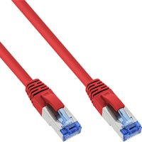 40er B-Pack InLine® Patchkabel, S/FTP (PiMf), Cat.6A, halogenfrei, rot, 2m