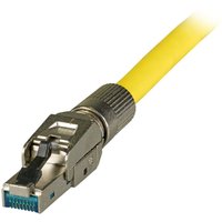 RJ45 Stecker + Zubehör Feldkonfektionierbarer Stecker,RJ45, Cat.8 Class 1 AWG22 - 27, Zinkdruckguß - 1 VPE = 70 St�ck