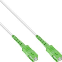 InLine® LWL Simplex Kabel, FTTH, SC/APC 8� zu SC/APC 8�, 9/125µm, OS2, 50m