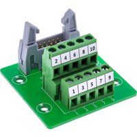 InLine® IDC 10 Buchse an Terminalblock, 5pol, auf Platine