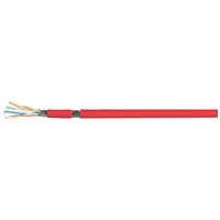 Patchkabel Cat.7 PiMF UC900MHz FLEX SS26 4P, Dca, rot 100 M