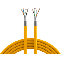 INFRALAN Cat.7A 1500 AWG22 S/FTP 2x4P CPR Cca, melonengelb RAL1028, 500m