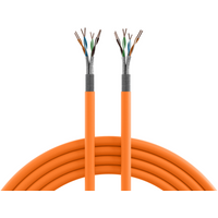 INFRALAN Cat.7 1000 AWG23 S/FTP 4P CPR Cca, orange, 100m