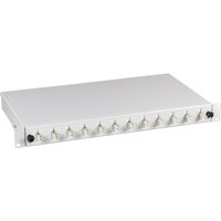 Spleißbox gr ausziehbar LC OM4, 6xDuplex-Kupplung
