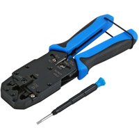 Werkzeug + Messgeräte Crimpzange für Modularverbinder 4-8 polig, - 1 VPE = 5 St�ck