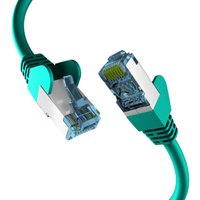 Patchkabel RJ45 PATCHKABEL mit CAT7 ROHKABEL GRÜN 3m, S/FTP PIMF Netzwerkkabel LAN DSL - 1 VPE = 10 St�ck