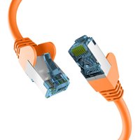 Patchkabel RJ45 PATCHKABEL mit CAT7 ROHKABEL ORANGE 25m, S/FTP PIMF Netzwerkkabel LAN DSL - 1 VPE = 5 St�ck