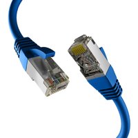 Patchkabel CAT8.1 BLAU 1m RJ45 PATCHKABEL S/FTP PIMF, LSZH 2000MHZ 40GB NETZWERKKABEL - 1 VPE = 10 St�ck