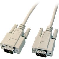 Serielle und Paralelle Kabel und Adapter Datenkabel seriell 1:1, 2x DSub 9, St.-St., 10,0m, beige - 1 VPE = 5 St�ck