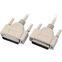 Serielle und Paralelle Kabel und Adapter Datenkabel seriell 1:1, 2x DSub 25, St.-St., 1,0m, beige - 1 VPE = 10 St�ck