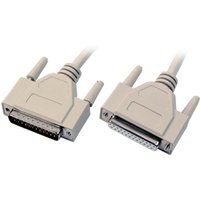 Serielle und Paralelle Kabel und Adapter Datenkabel seriell 1:1, 2x DSub 25, St.-Bu., 10,0m, beige - 1 VPE = 25 St�ck