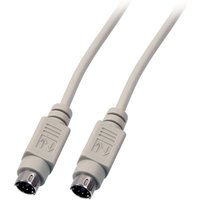 Serielle und Paralelle Kabel und Adapter Maus/-Tastatur Anschlusskabel, 2x PS/2, St.-St., 3,0m, beige - 1 VPE = 10 St�ck