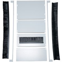 Bodenbleche für ESV 800x1000, verstellbar, RAL7035