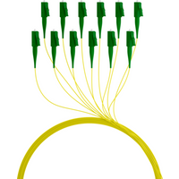 Glasfaser Pigtails Faserpigtail LC/APC OS2 G657A2, Gelb 2m - 1 Stück - 1 VPE = 12 St�ck