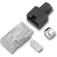 RJ45-Stewart Stecker STP, hellgrau, 50, Stück, 4 Elemente, Cat.5e