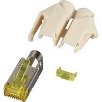 RJ45-Hirose Stecker STP, TM31 beige, 50, Stück, 3 Elemente, Cat.6A