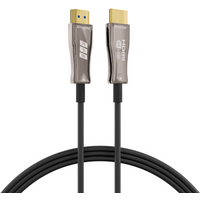 HDMI Glasfaserkabel AOC aktiv 4K60Hz 18 Gbit/s, 30m schwarz komp. mit HDMI 2.0