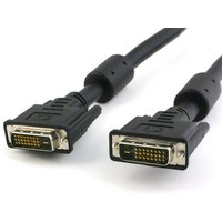 DVI-D Dual-Link Anschlusskabel, Stecker/Stecker mit Ferrit, schwarz, 10