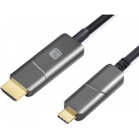Type C auf HDMl 2.0 AOC Kabel, 10m, schwarz