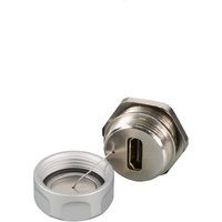 HDMI IP67 Durchführungskupplung,Type A, Buchse / Type A Buchse, Service Port