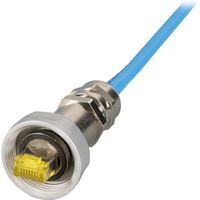 IP67 Kabelverschraubung, M25, RJ45, TM31, Stecker auf TM31 Stecker 1,0m